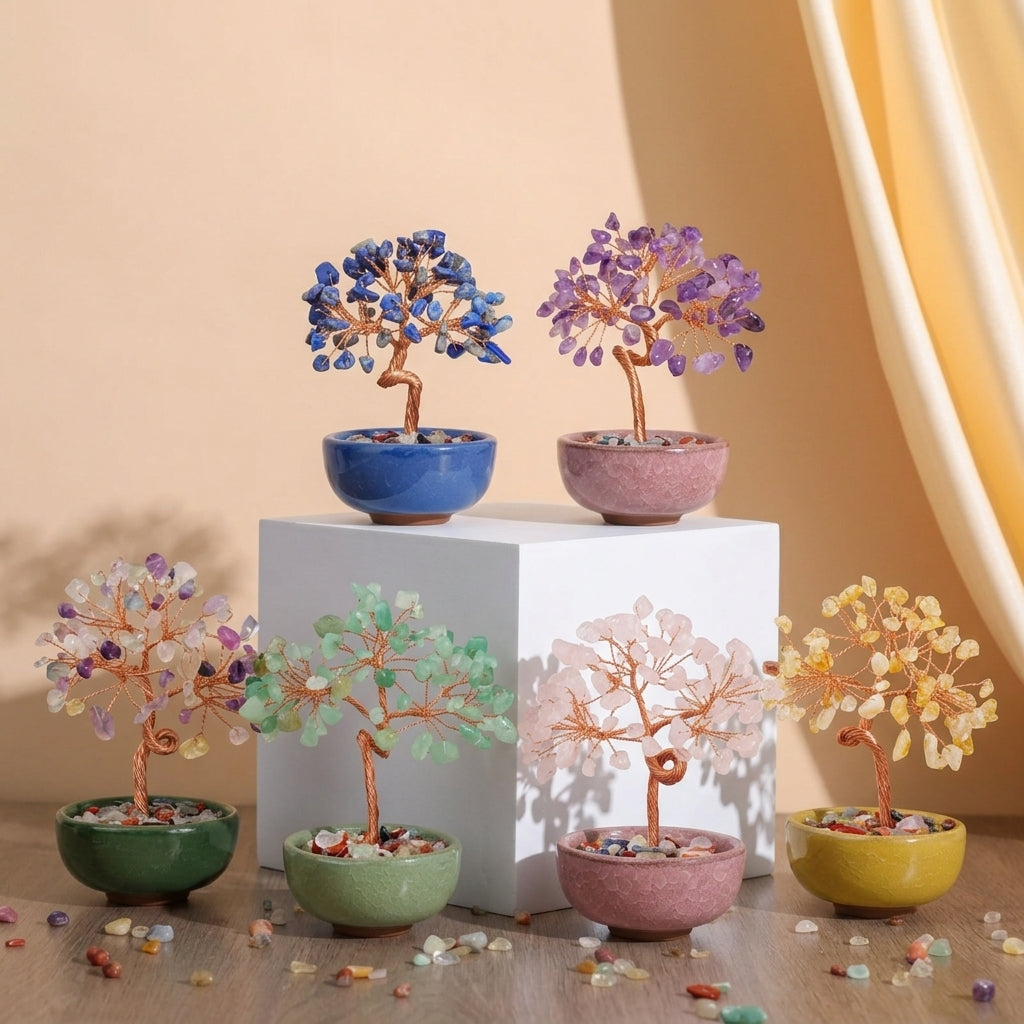 Arbre de Vie Pierres Naturelles – Source de Calme