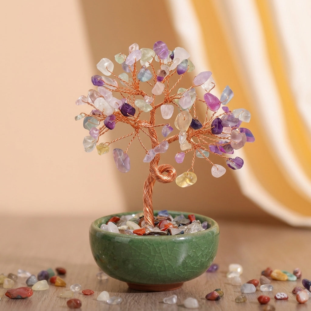 Arbre de Vie Pierres Naturelles – Source de Calme