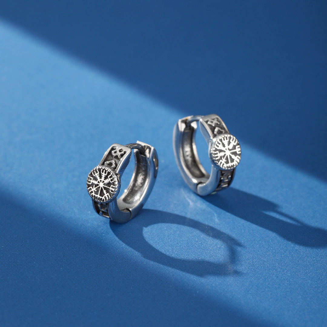 Boucles d’Oreilles Viking – Boussole Intérieure