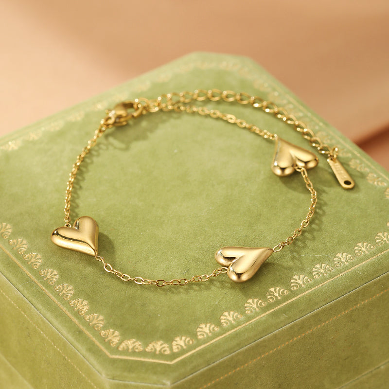 Bracelet Cœur – Éclat d'Amour
