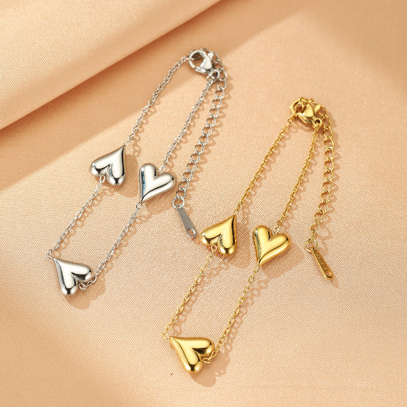 Bracelet Cœur – Éclat d'Amour