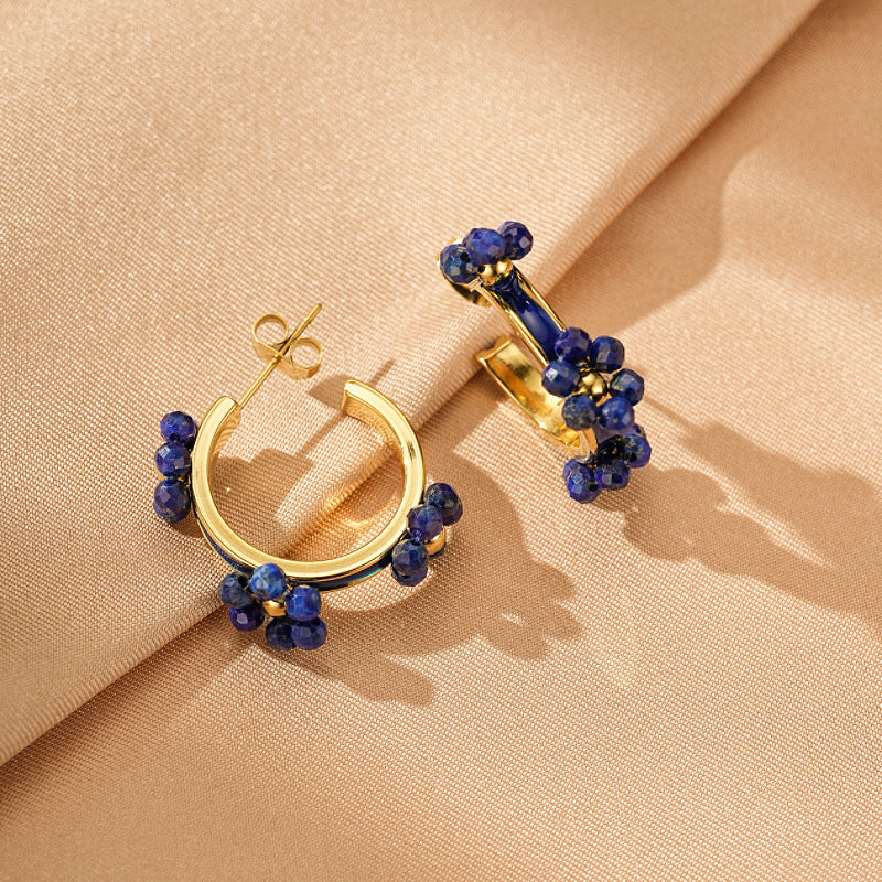 Boucles d'Oreilles Lapis Lazuli – Éclat Authentique