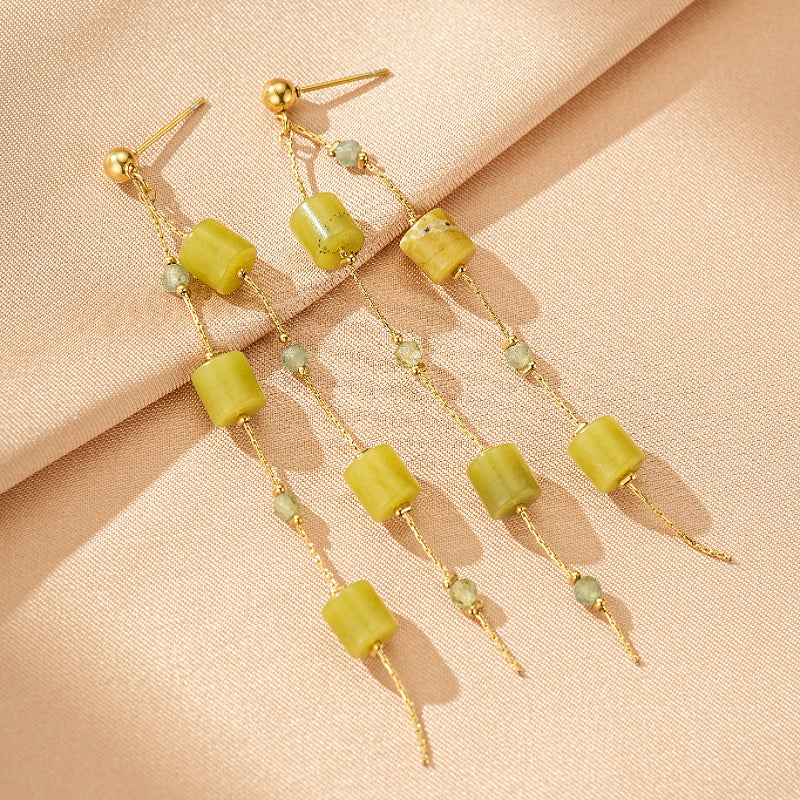 Boucles d'Oreilles Serpentine – Cascade Zen