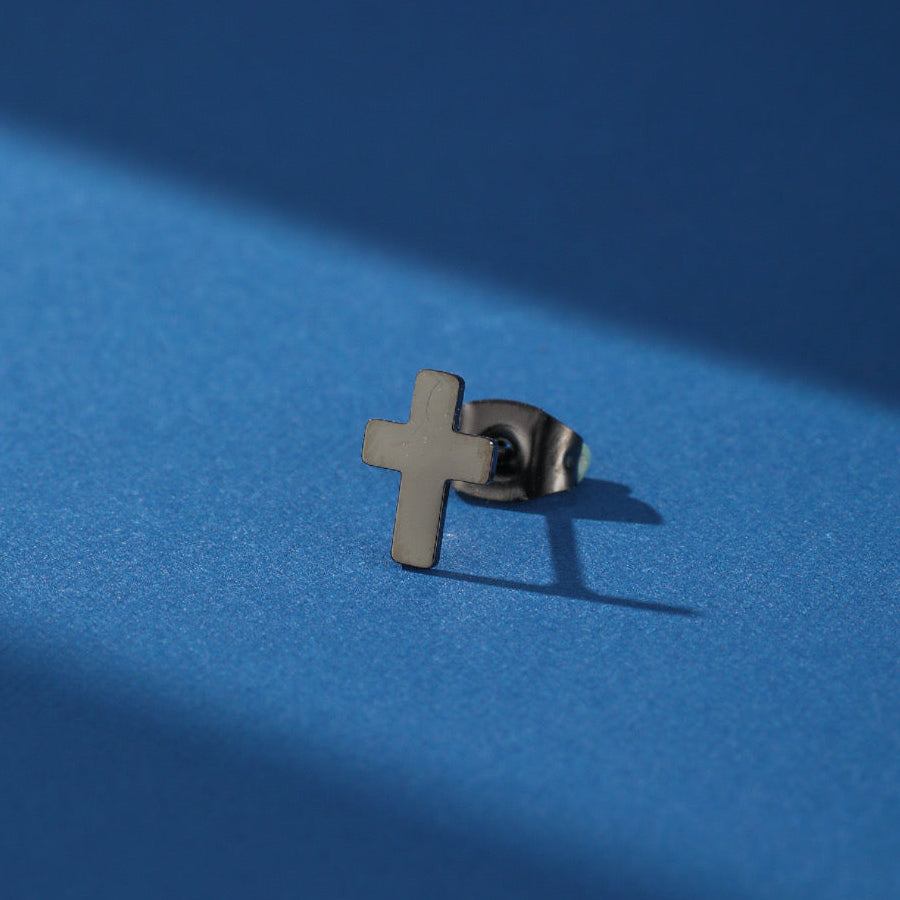 Men's Cross Earring - Urban Faith