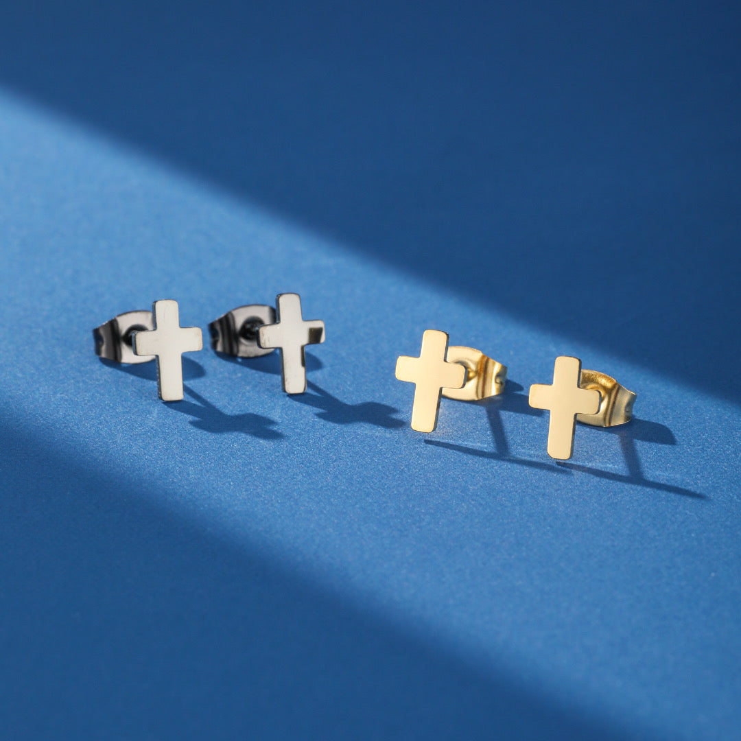 Men's Cross Earring - Urban Faith