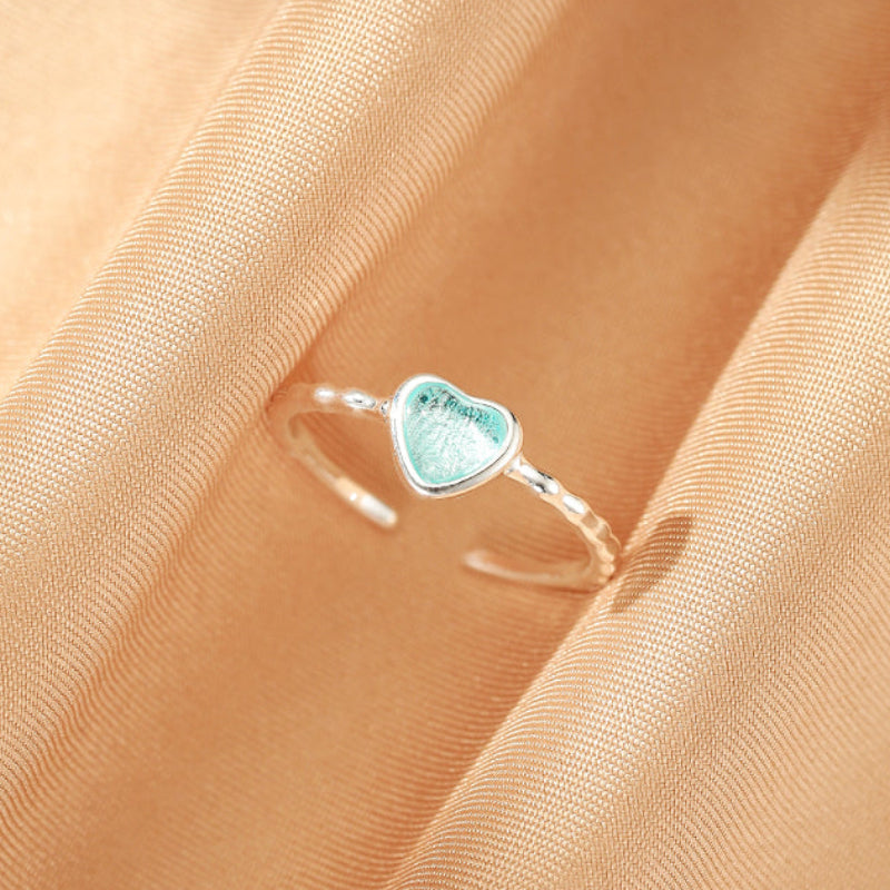 Bague Aigue-marine – Pureté Originelle, Argent