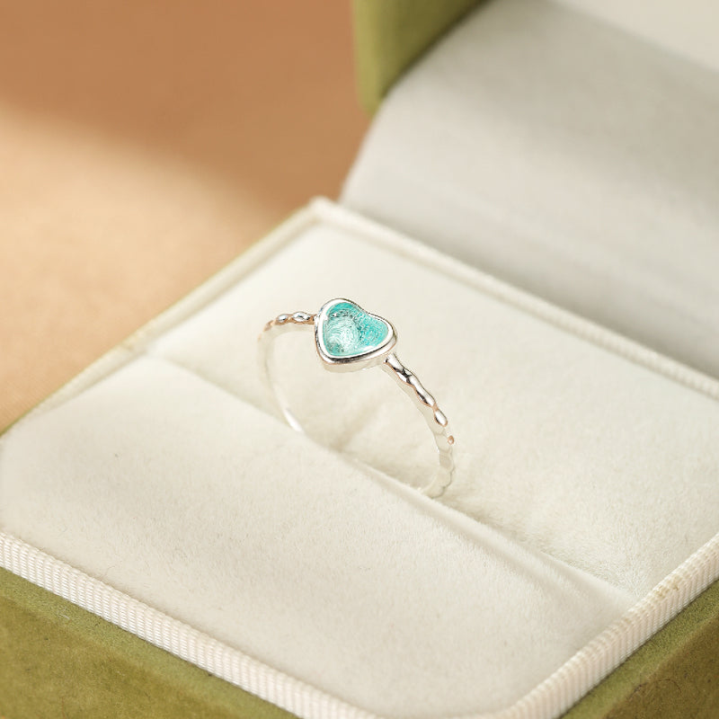 Aquamarine Ring – Original Purity, Silver