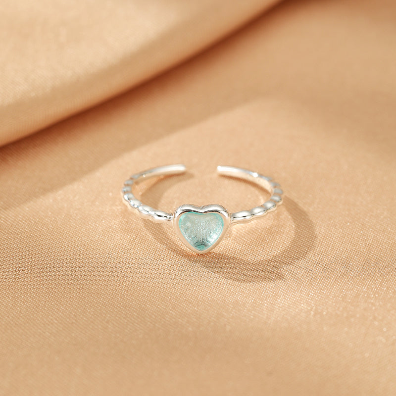 Aquamarine Ring – Original Purity, Silver