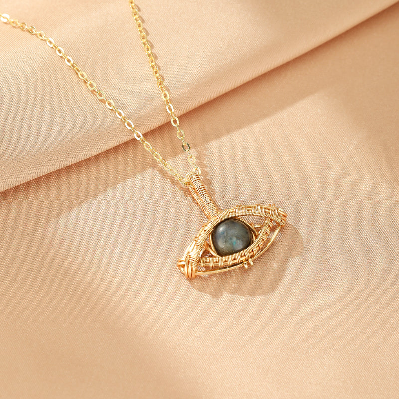 Labradorite Necklace – Mystical Eye