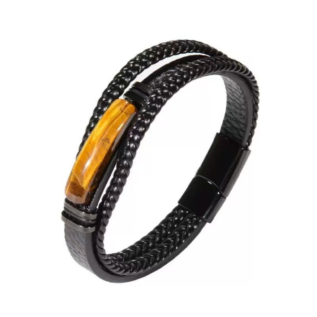 Bracelet Homme Cuir – Force Intérieure