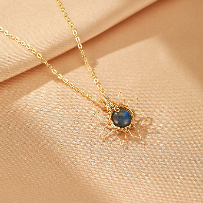 Collier Labradorite – Soleil Intérieur