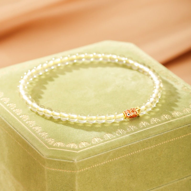 Bracelet Citrine – Poisson Porte-Bonheur