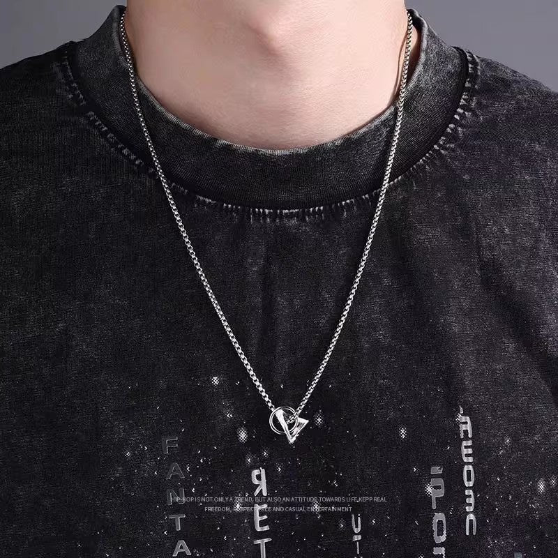 Collier Homme Infini – Force Géométrique