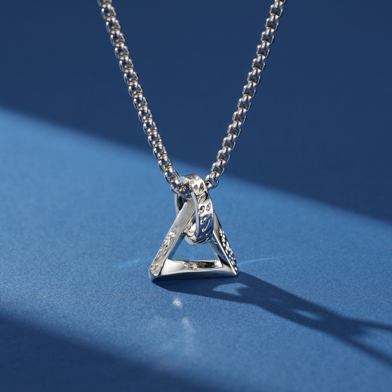 Collier Homme Infini – Force Géométrique