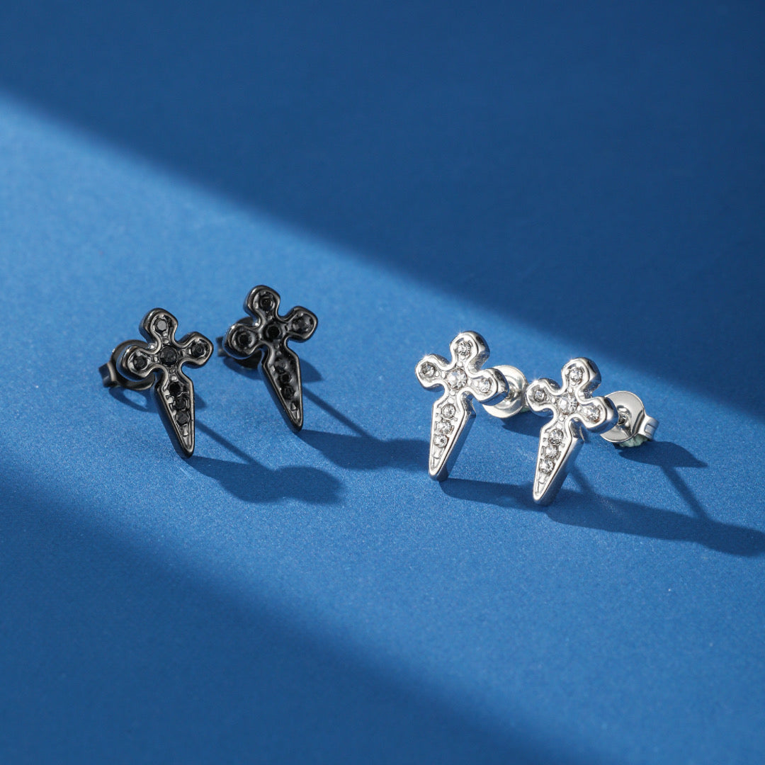 Men's Earrings – Gothic Cross