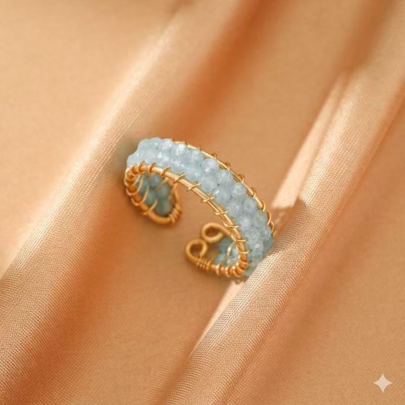 Bague Aigue marine – Trésor des Mers