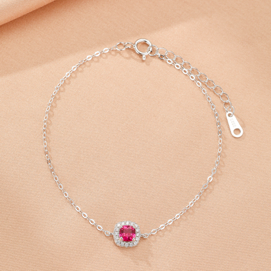 Bracelet Cornaline – Douceur Impérial, Argent