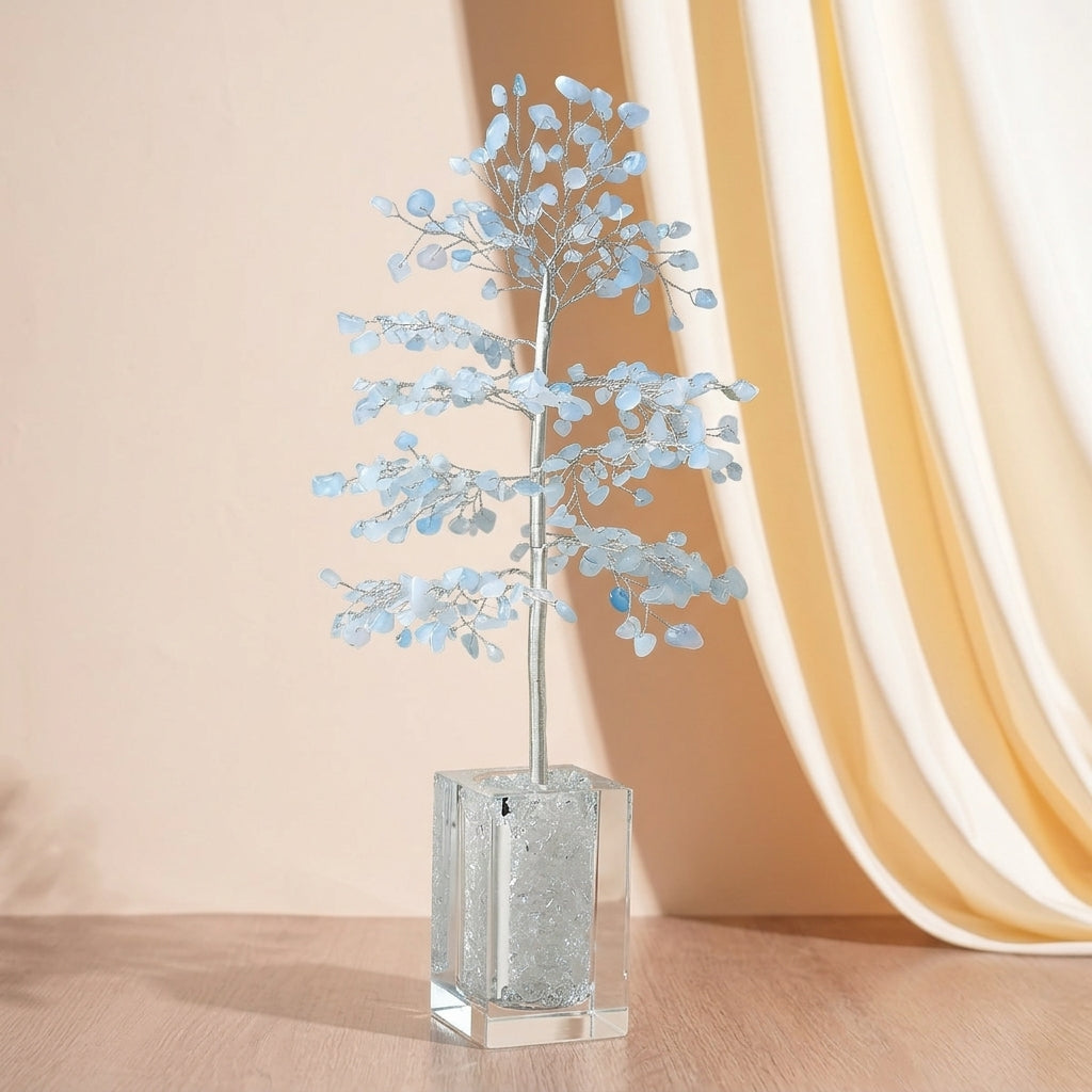 Arbre de Vie Aigue-marine – Sérénité Océanique