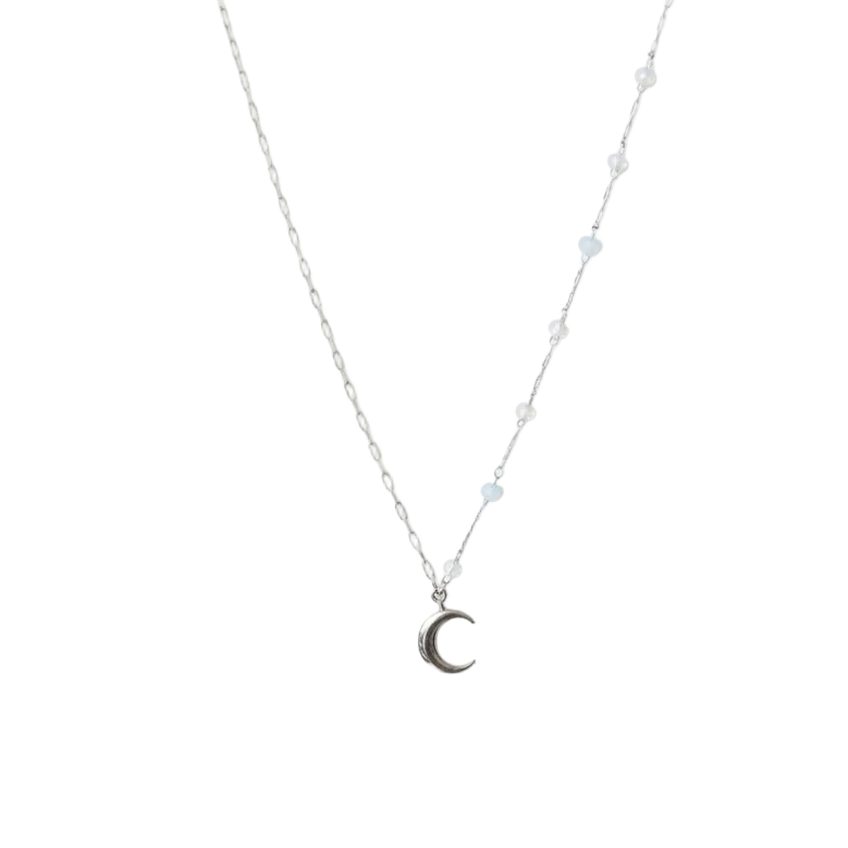 Collier Lune – Éveil Nocturne