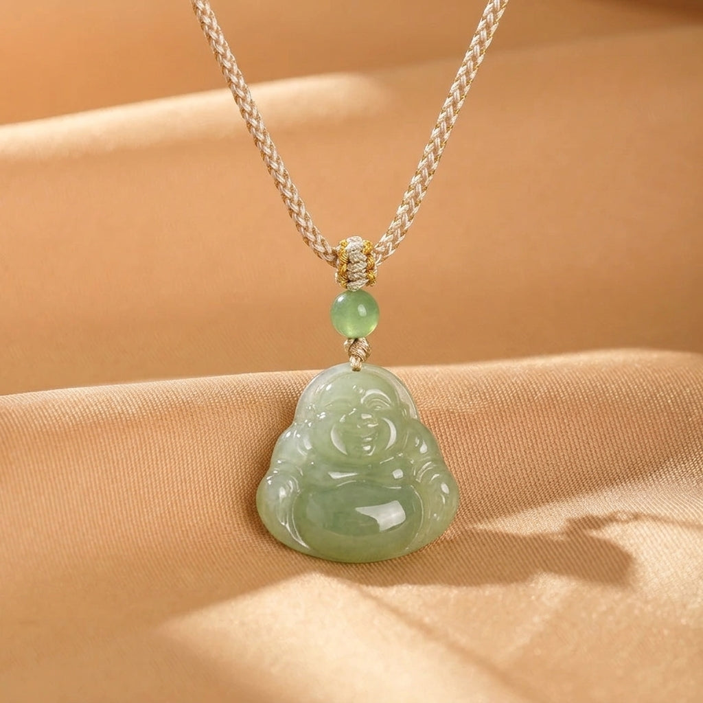 Collier Jade Néphrite – Onde de Bonheur