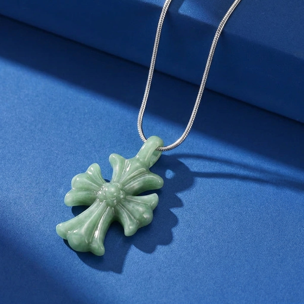 Collier Homme Jadéite – Guerrier de Jade