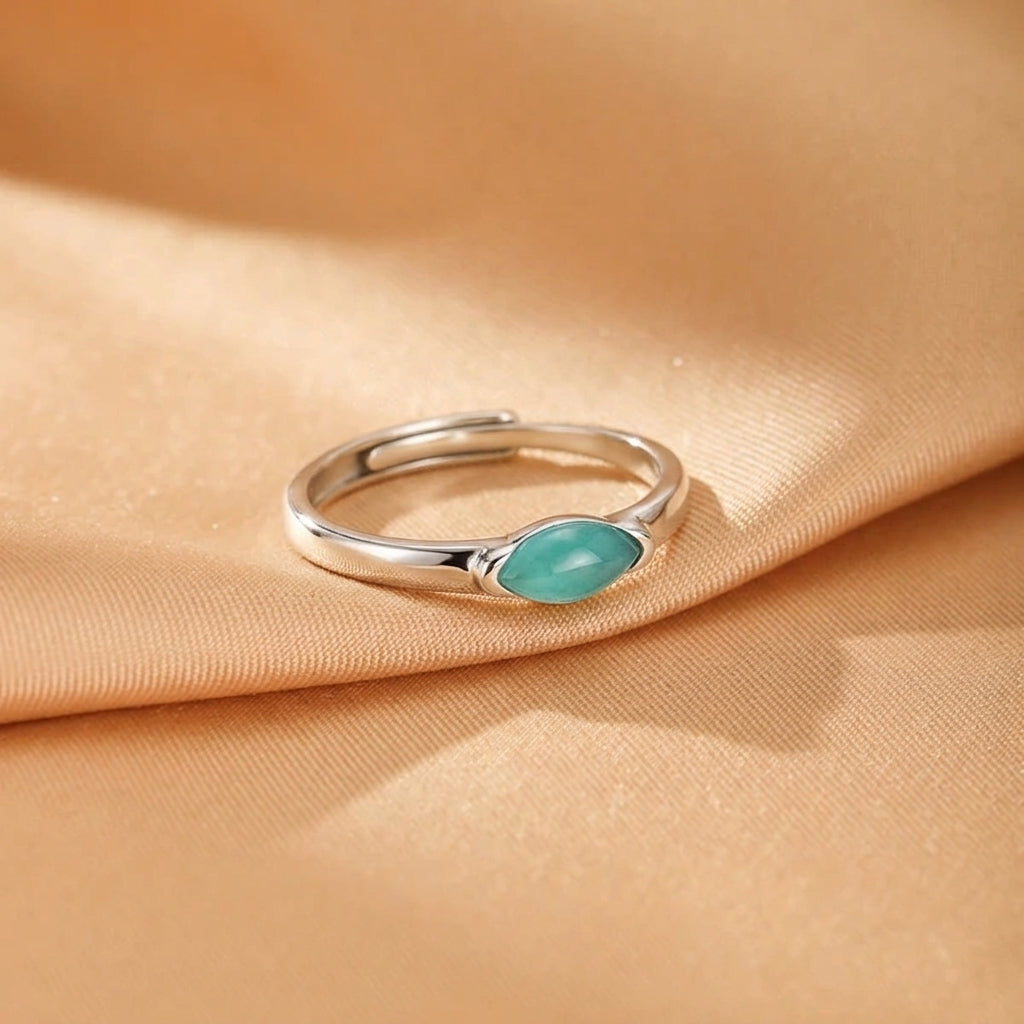 Bague Jadeïte – Harmonie de Jade, Argent