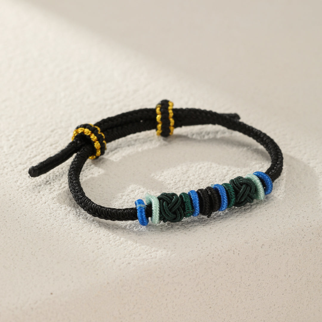 Bracelet Enfant Corde Tressée – Nœud Porte-Bonheur