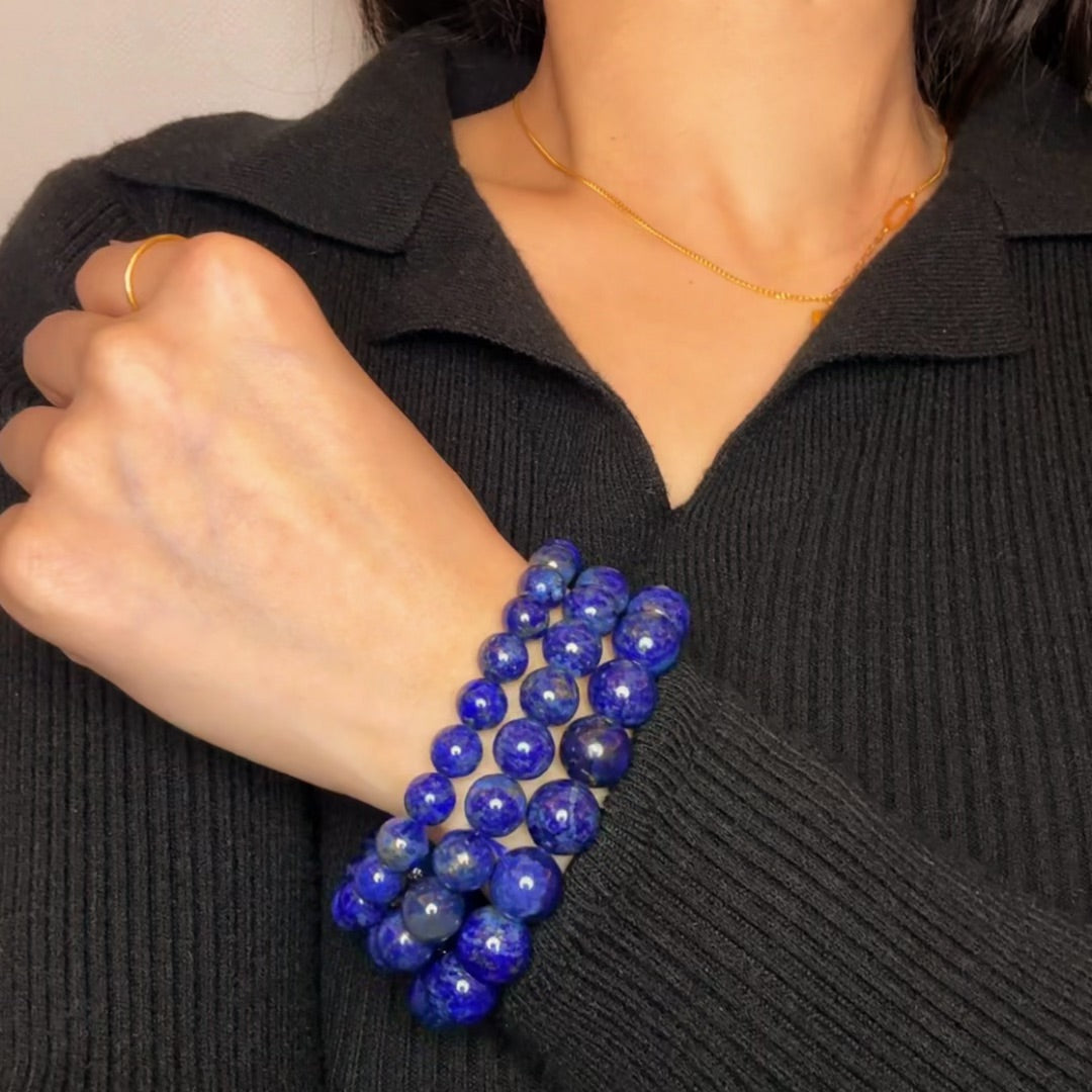 Bracelet Lapis Lazuli – Éclat Céleste