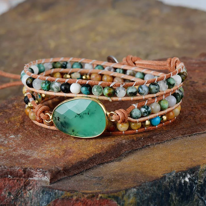 Bracelet "Aventure" en Agate Moment Ici