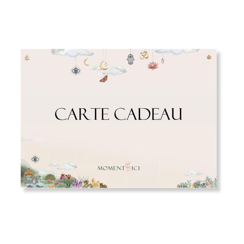 Carte cadeau Moment Ici