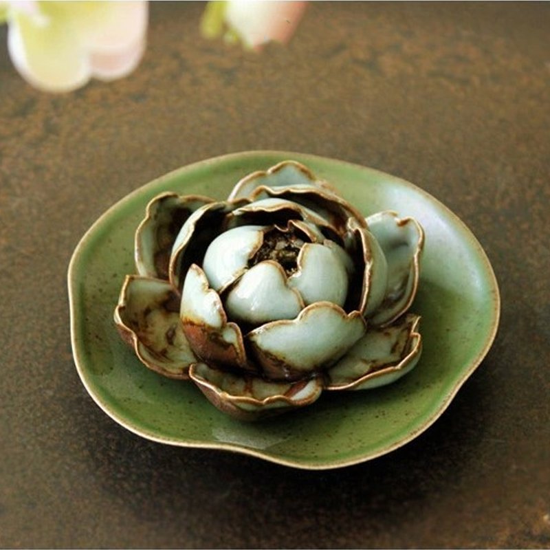 Encensoir "Fleur Pivoine" en Céramique Moment Ici