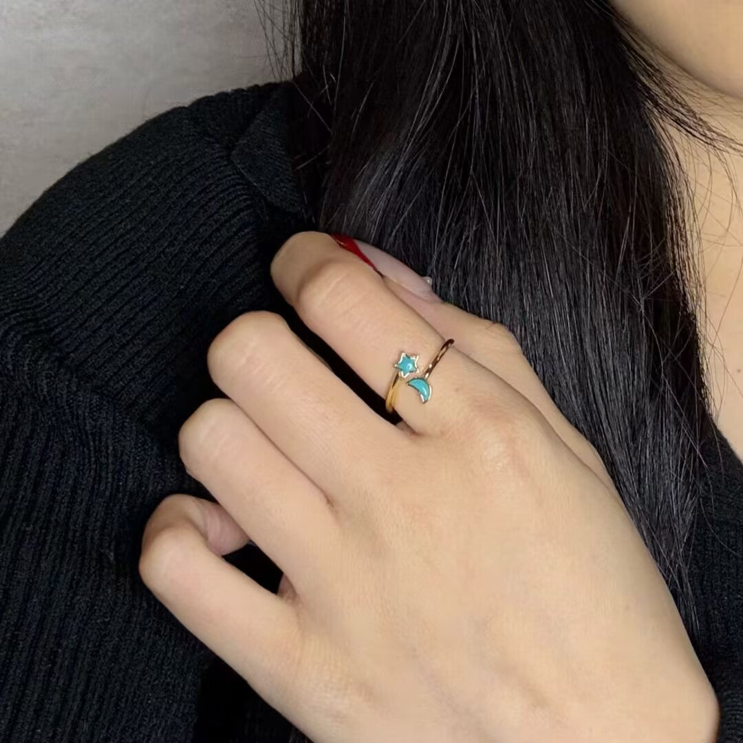 Turquoise Ring – Enchanted Sky, 925 Silver