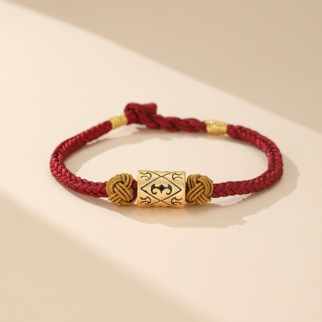 Bracelet Couple en Fil Rouge – Pareja, Argent