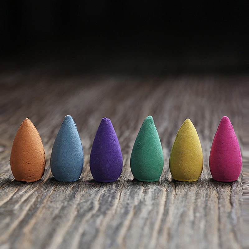 Lot de 20 Cônes d'Encens à Refoulement Moment Ici