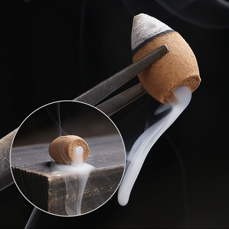 Lot de 20 Cônes d'Encens à Refoulement Moment Ici