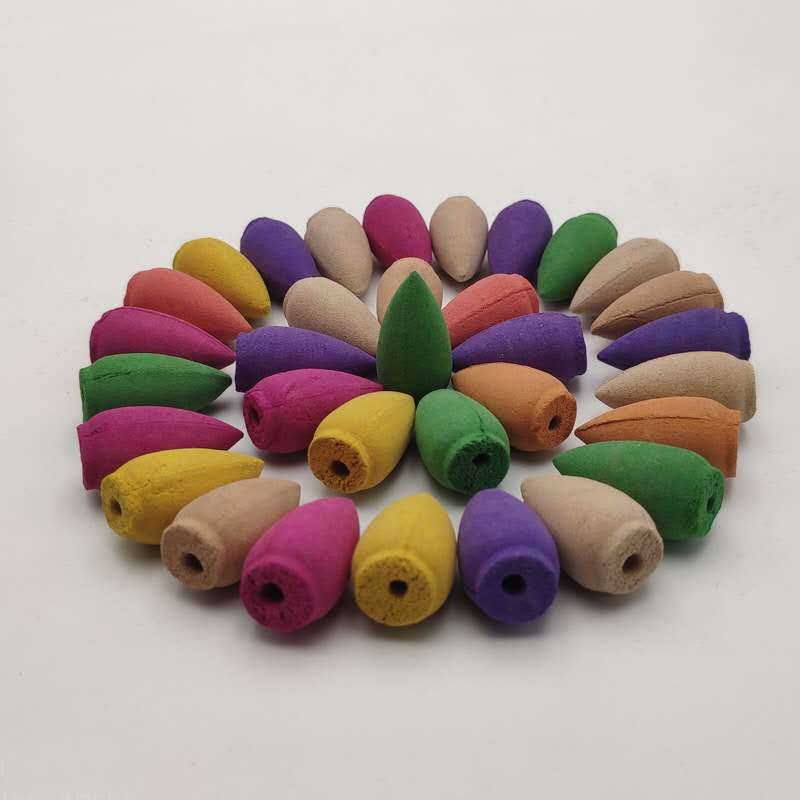 Lot de 20 Cônes d'Encens à Refoulement Moment Ici