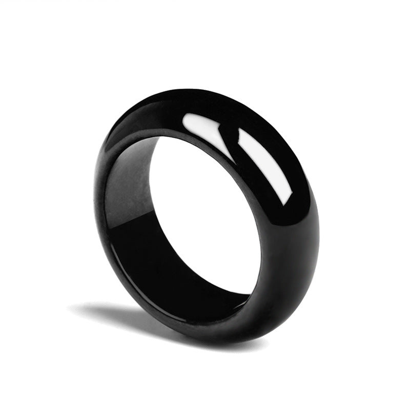 Bague Homme Jadéite Noire – Force Souveraine