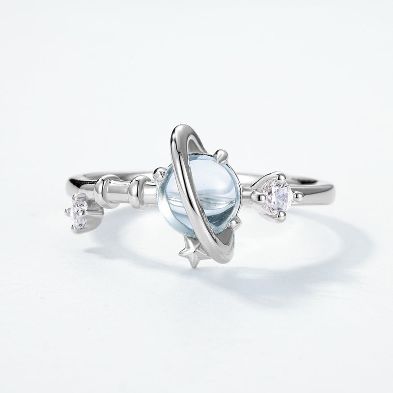 Bague Topaze – Univers Enchanté, Argent