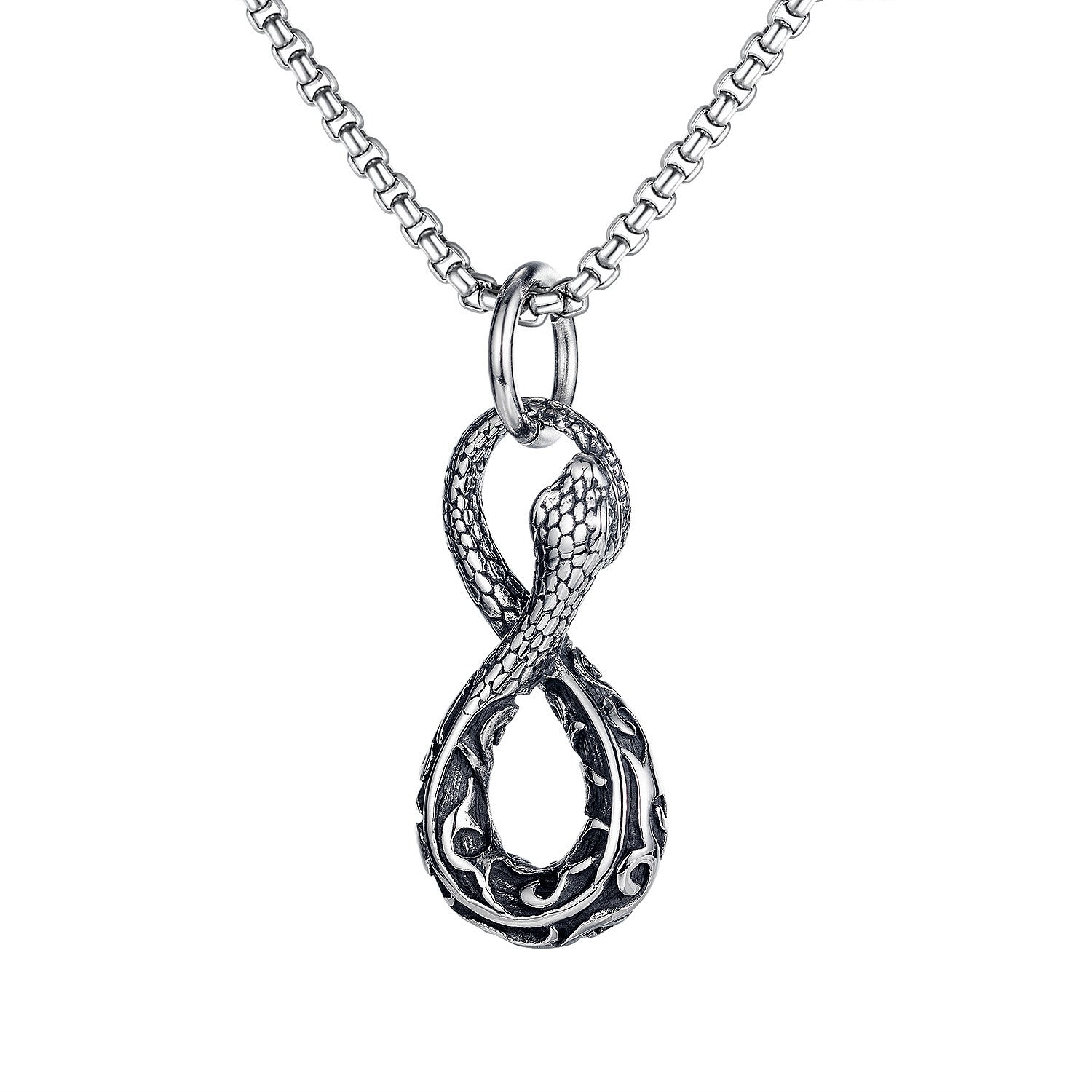 Collier Serpent – Étreinte Éternelle