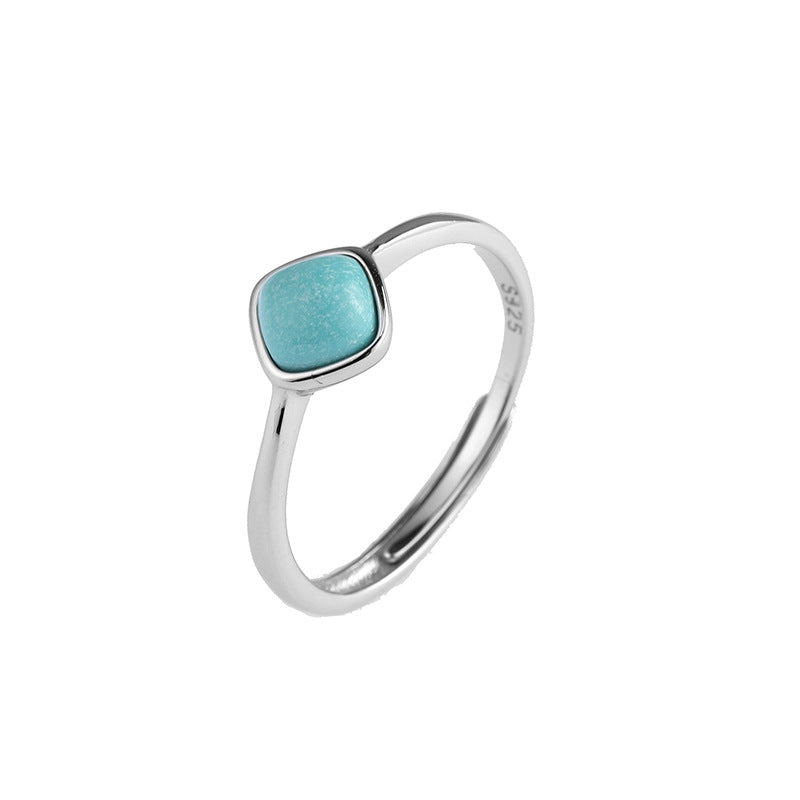 Bague Turquoise – Gardienne d’Azur, Argent