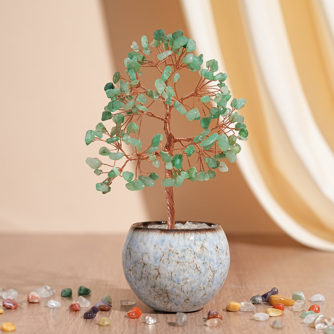 Arbre de Vie en Pierres Naturelles - Équilibre Sacré