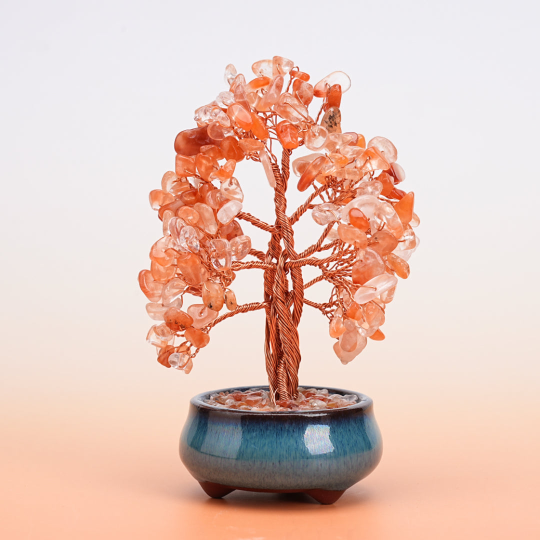 Arbre de Vie en Pierres Naturelles – Éveil Merveilleux