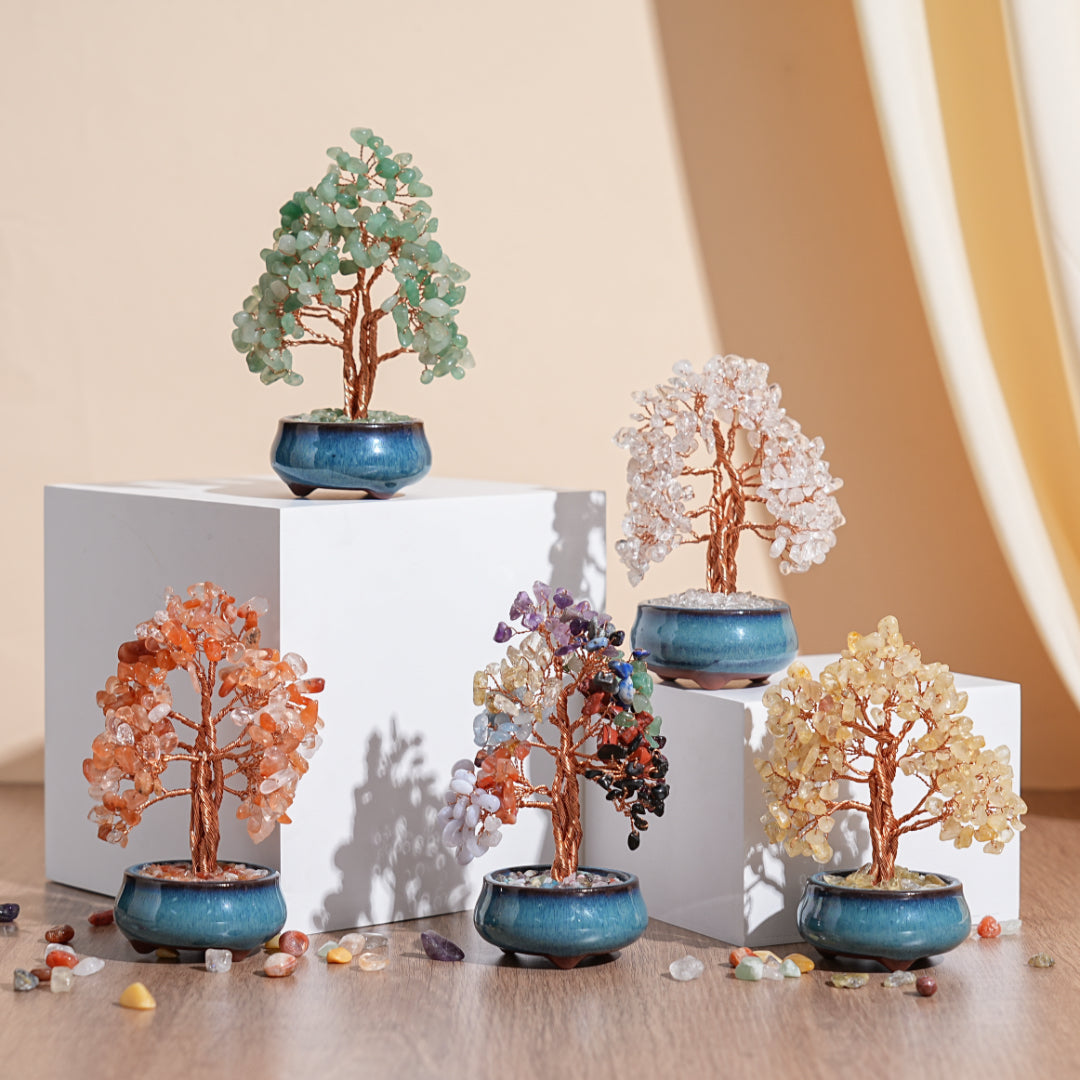 Arbre de Vie en Pierres Naturelles – Éveil Merveilleux