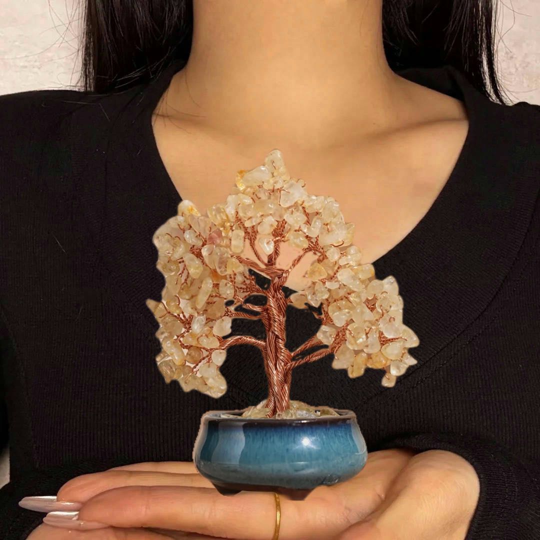 Arbre de Vie en Pierres Naturelles – Éveil Merveilleux