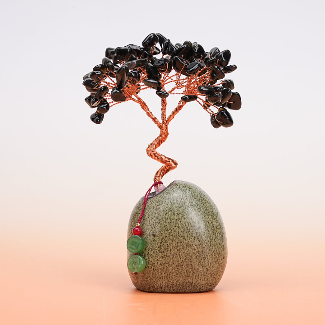 Arbre de Vie en Pierres Naturelles – Harmonie de Cristaux