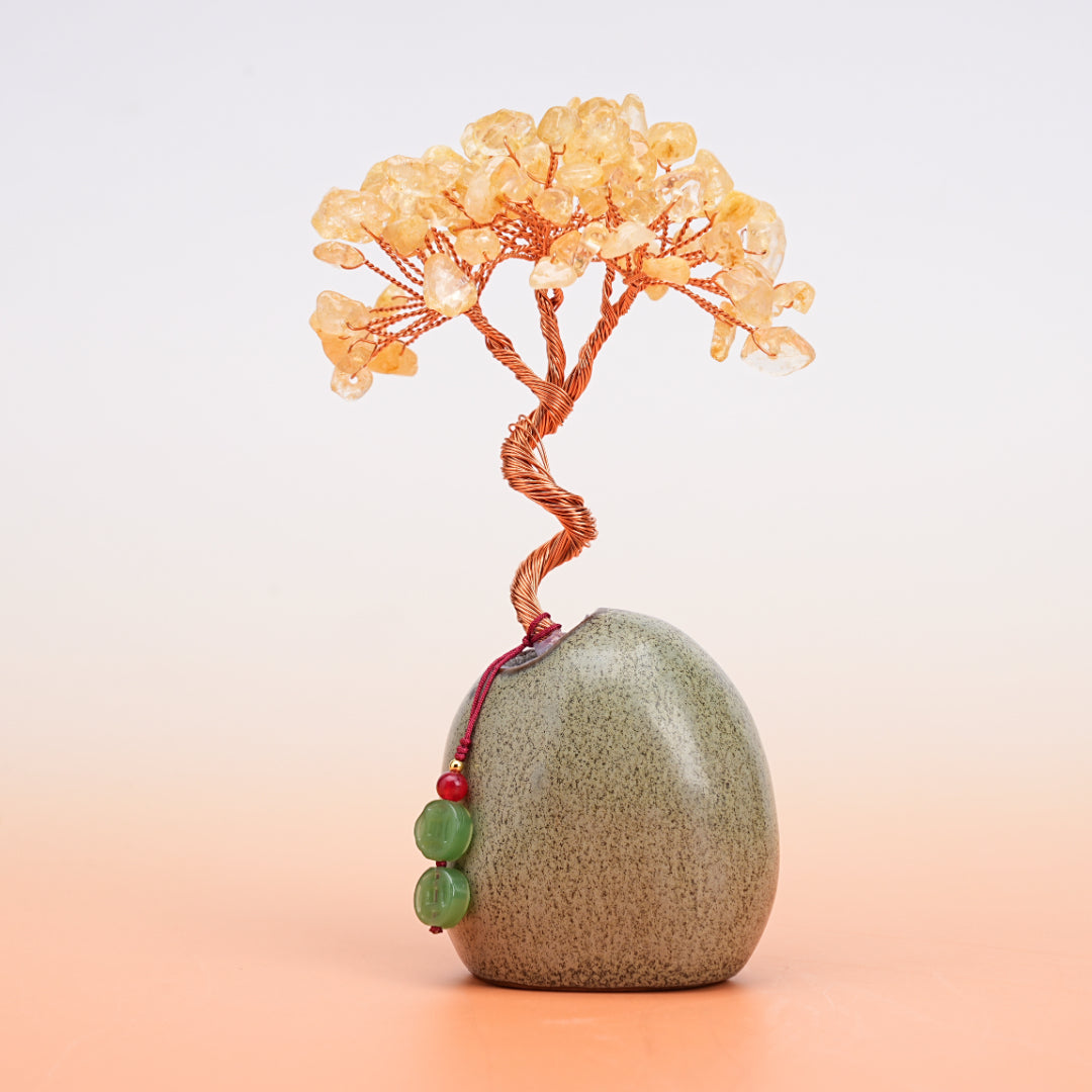 Arbre de Vie en Pierres Naturelles – Harmonie de Cristaux