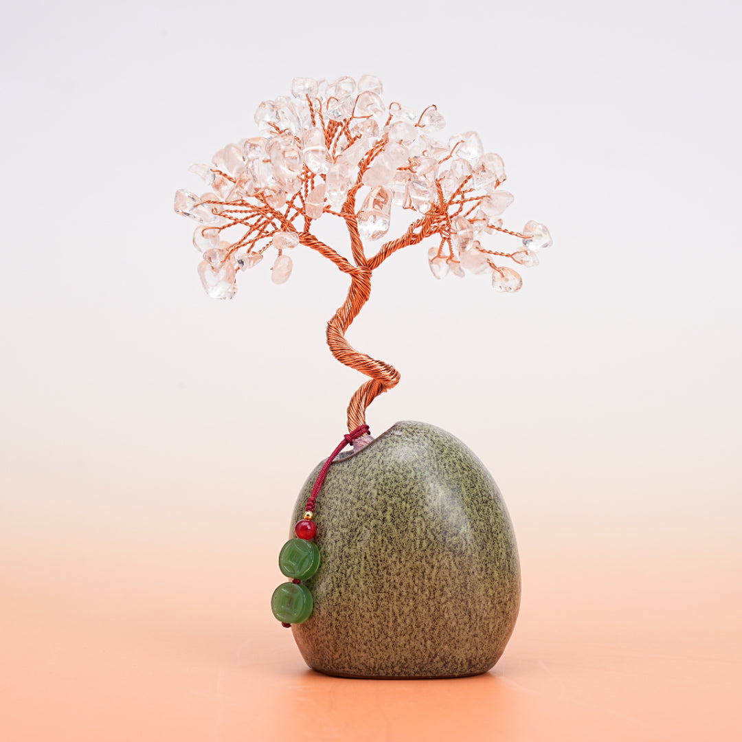 Arbre de Vie en Pierres Naturelles – Harmonie de Cristaux