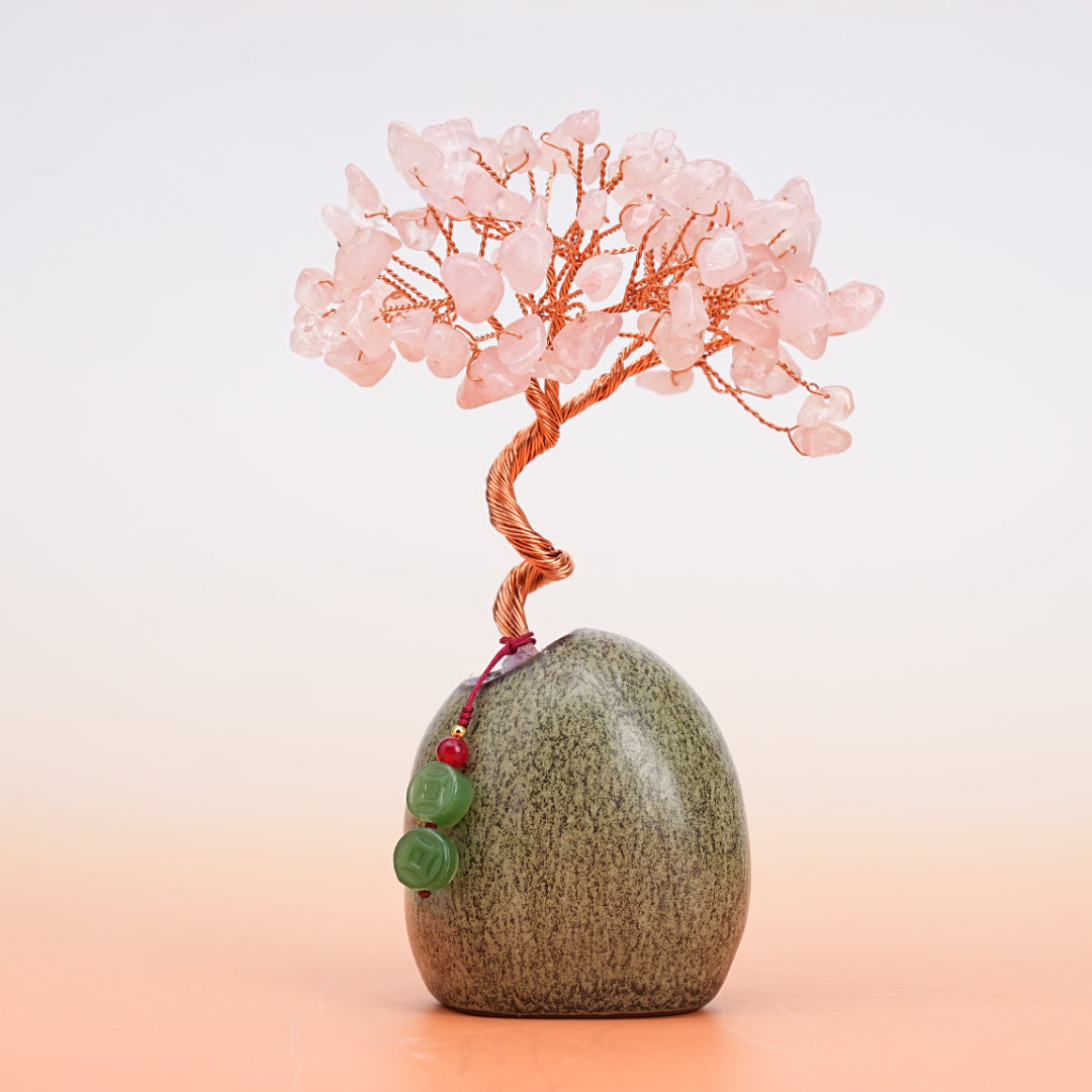 Arbre de Vie en Pierres Naturelles – Harmonie de Cristaux