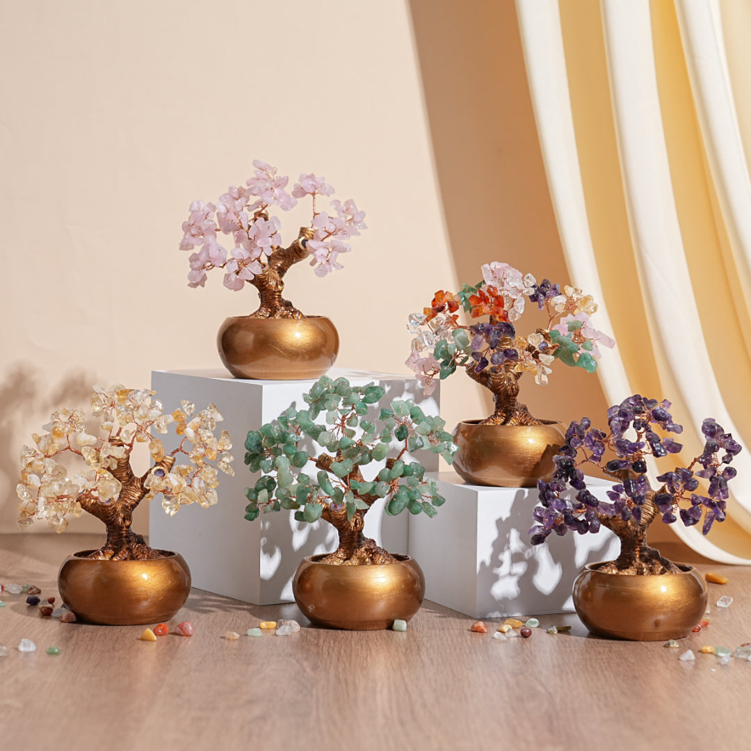 Arbre de Vie en Pierres Naturelles – Trésor Énergétique