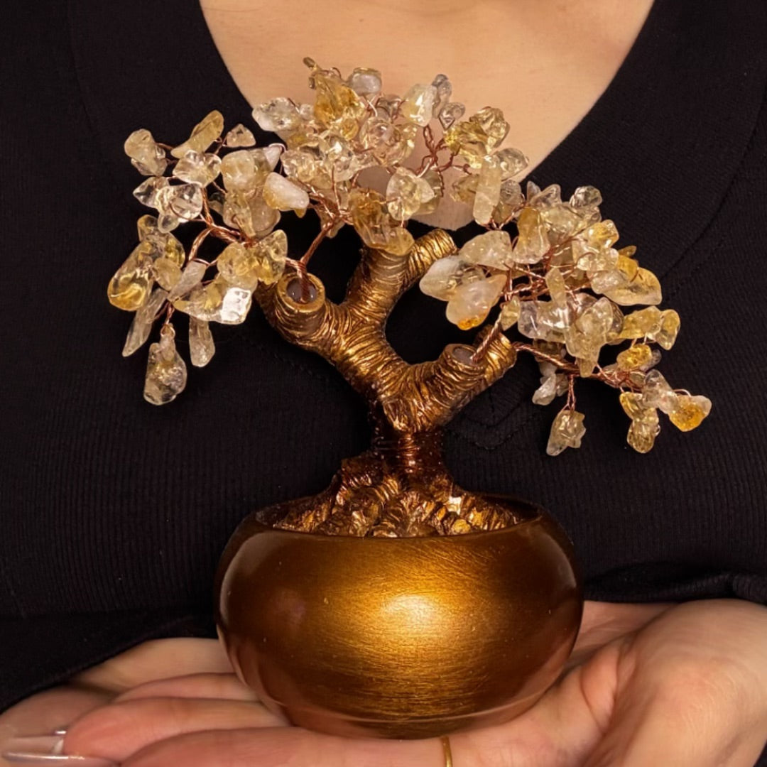 Arbre de Vie en Pierres Naturelles – Trésor Énergétique